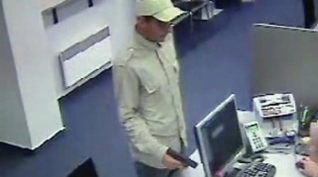 Lupič během přepadení