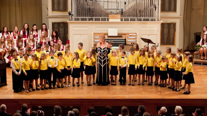 Magdalena Kožená s dětským sborem
