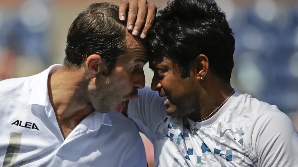 Radek Štěpánek a Leander Paes