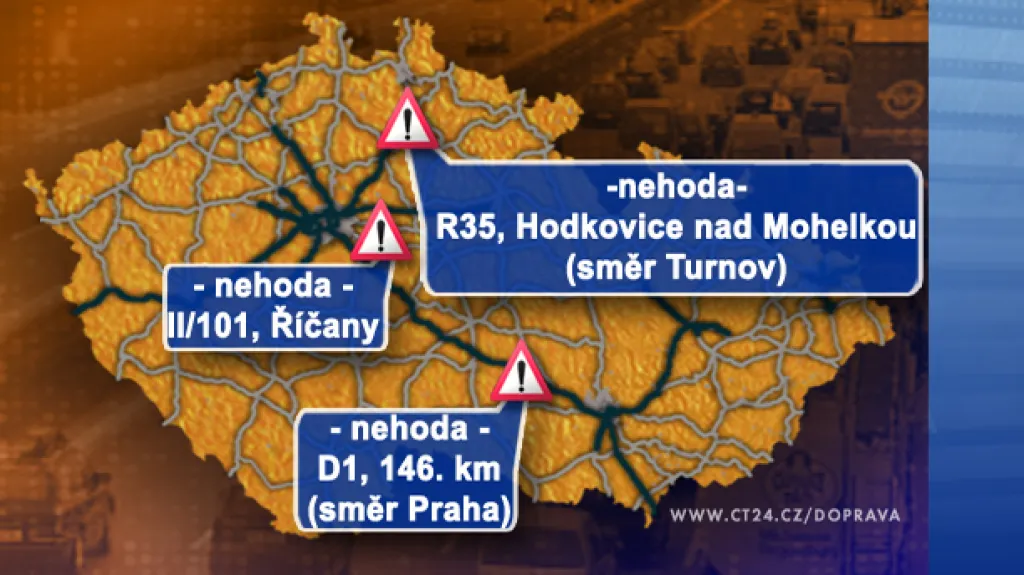 Dopravní situace ve čtvrtek 18. 9. 2008
