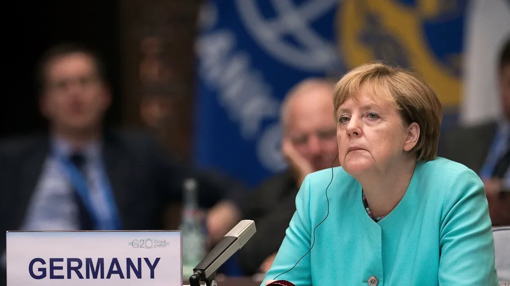 Kancléřka Angela Merkelová na summitu G20 v Číně