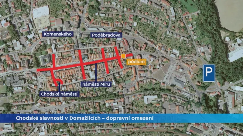 Dopravní omezení kvůli Chodským slavnostem