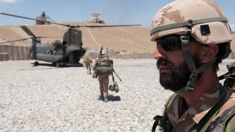 Jaroslav Lieskovan na misi v Afghánistánu