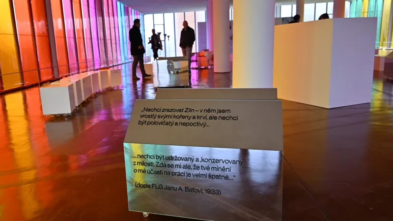 Expozice Vysněné město v Památníku Tomáše Bati