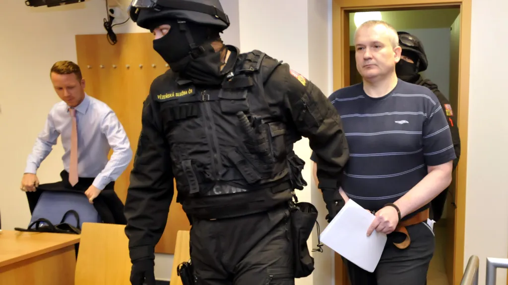 Radek Březina u soudu