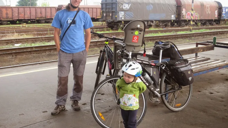 Stanislav Ubík se synem