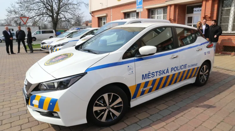 Elektromobil olomouckých strážníků