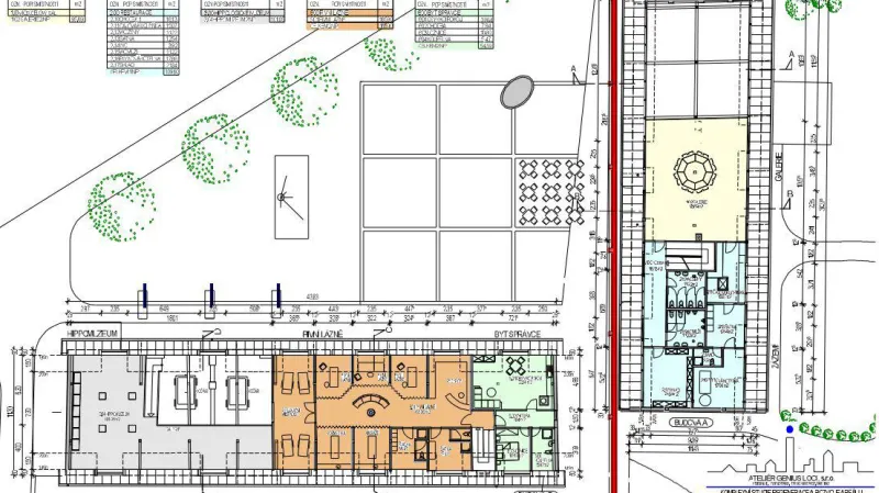 Připravovaný projekt renovace koníren