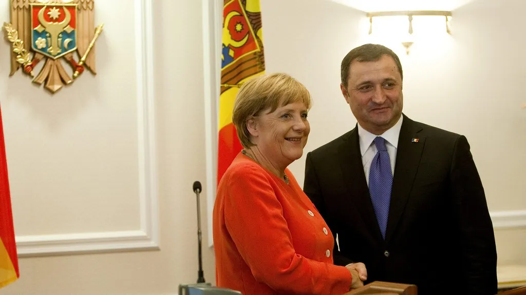 Angela Merkelová v Moldavsku