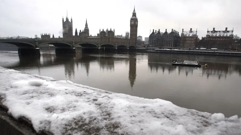 Mrazy v Londýně