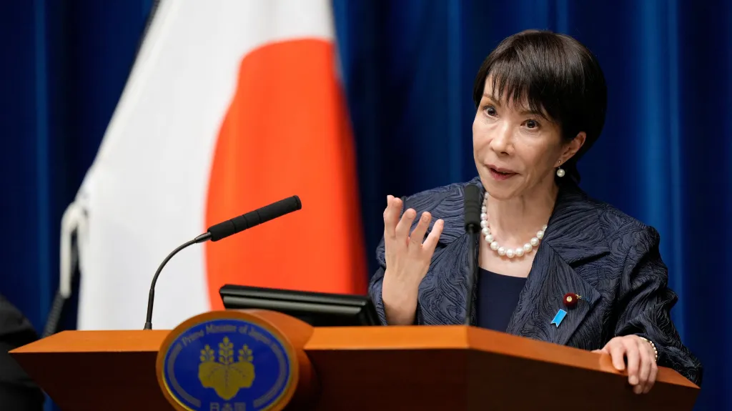 Japonská premiérka Sanae Takaičiová