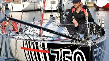 Milan Koláček se svou jachtou