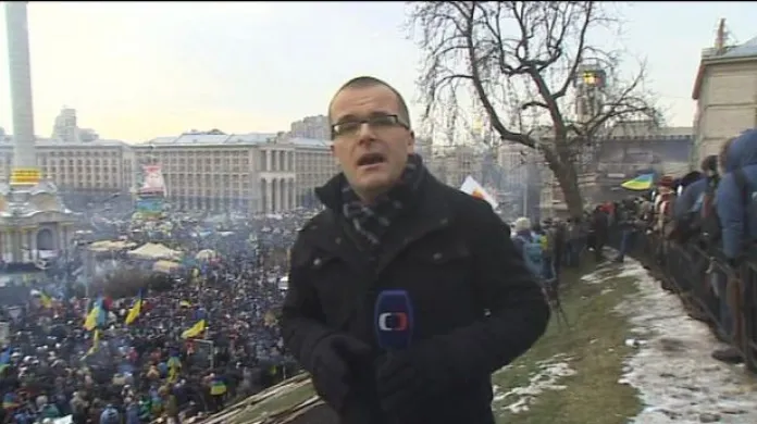 Události: Na Ukrajině se dál protestuje