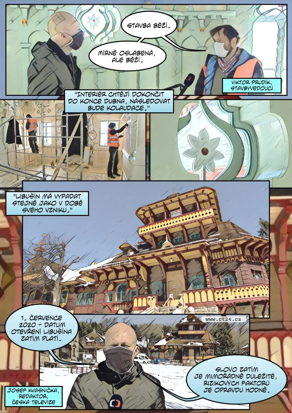 Obnova chaty Libušín se nezastavila