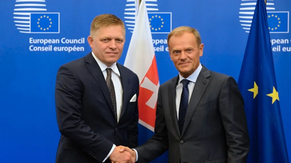 Robert Fico a Donald Tusk