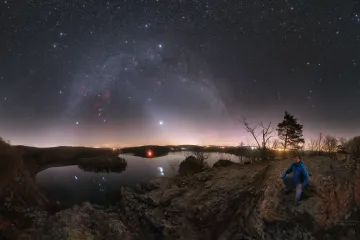 Podvečery nabízejí ideální podmínky pro sledování zvířetníkového světla