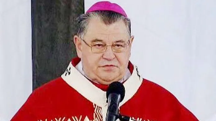 Pražský arcibiskup Dominik Duka při mši ve Staré Boleslavi