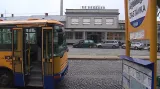 Stará zastávka autobusu v Břeclavi