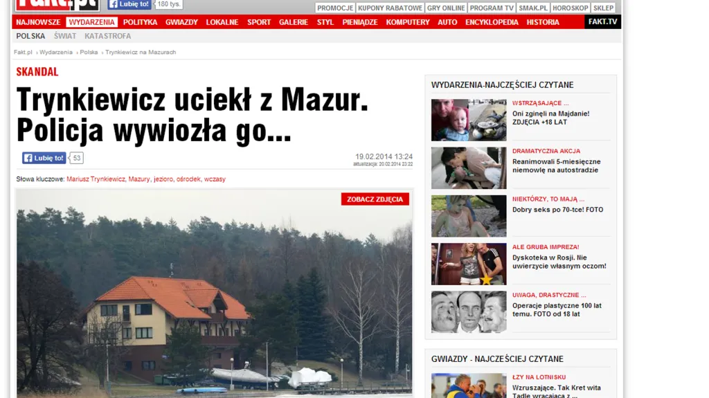 Polského vraha ukrývali ve výcvikovém potápěčském středisku