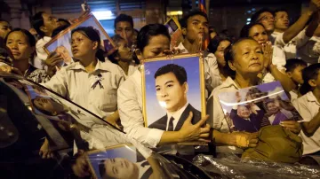 Kambodžané truchlí za krále Sihanuka