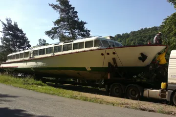 Loď Dyje se po letech vrátila na Vranovskou přehradu