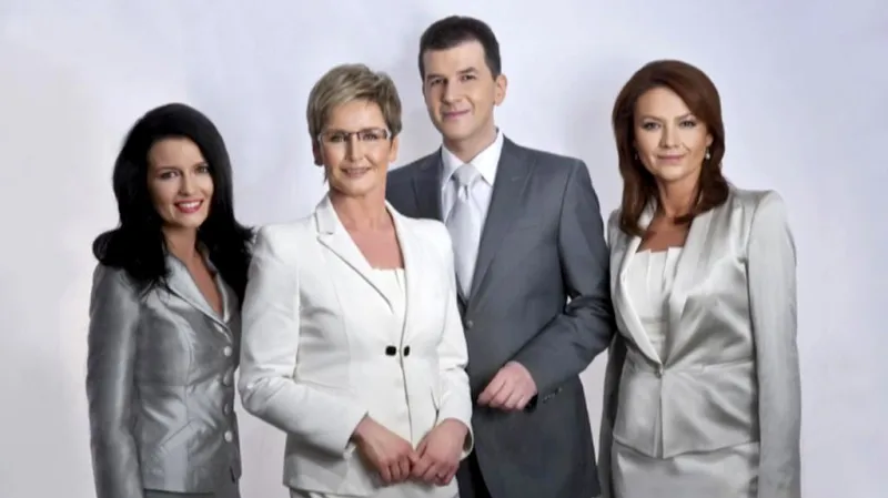 Aneta Savarová, Marcela Augustová, Jakub Železný, Jolana Voldánová (zleva)