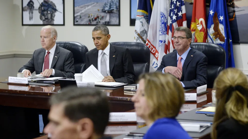 Zasedání administrativy USA v Pentagonu