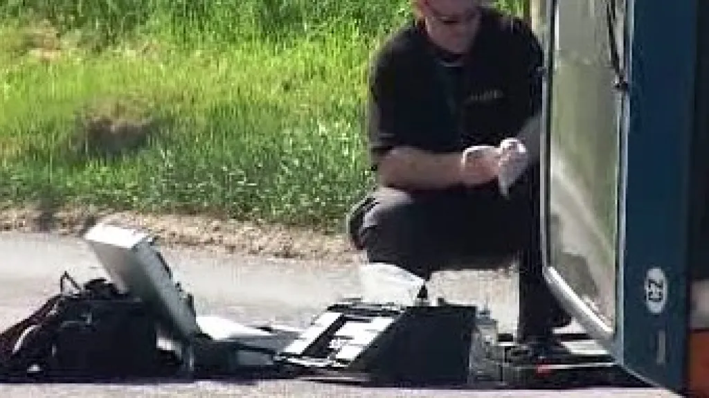 Policie na místě činu