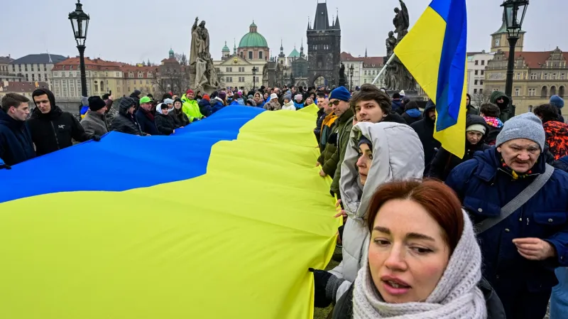 Akce Řetěz jednoty ke Dni jednoty Ukrajiny