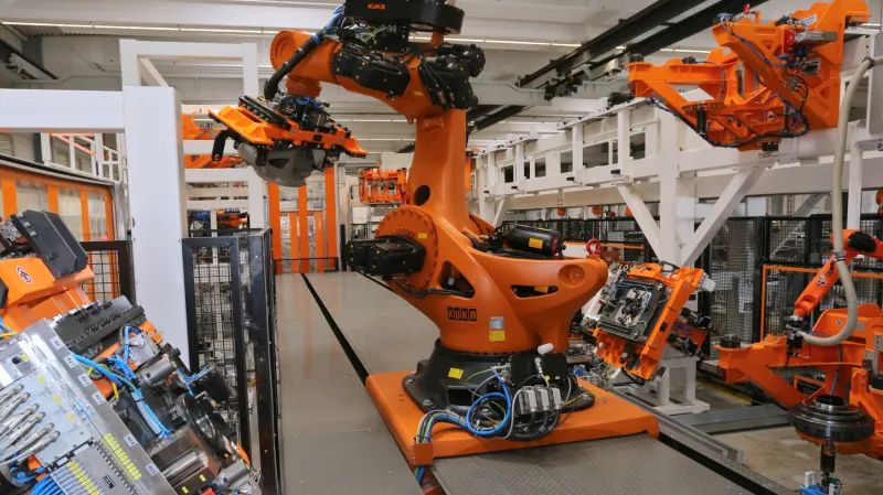 Roboty v německé firmě Kuka