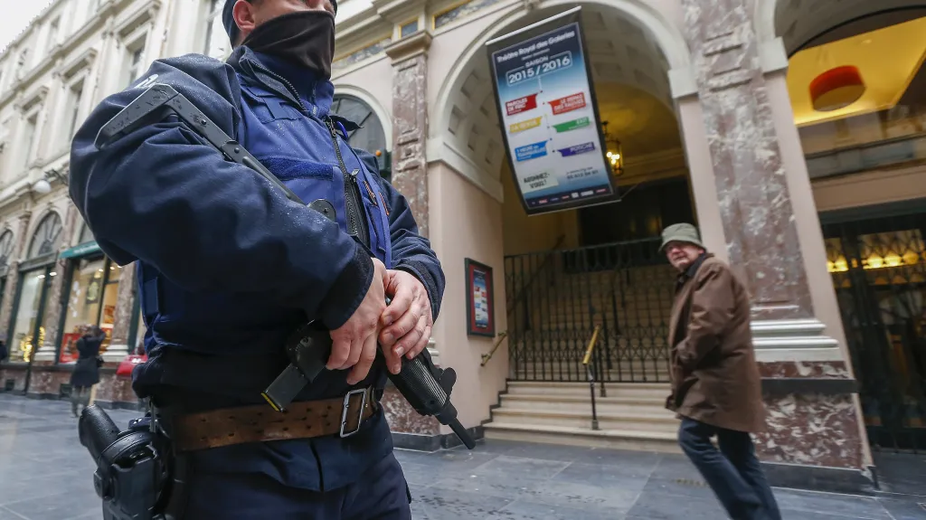 Policejní hlídky v Belgii