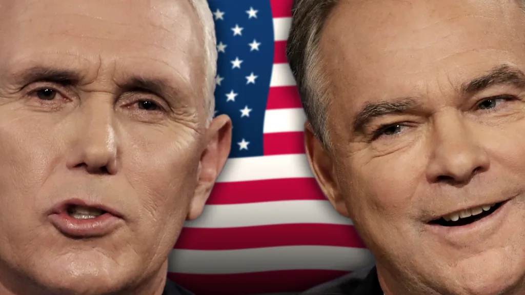 Mike Pence a Tim Kaine