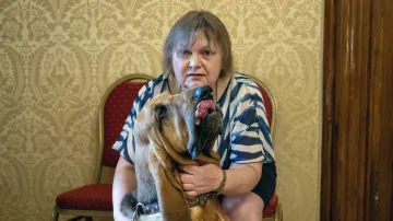 Eva Ulmová s fenou Kali