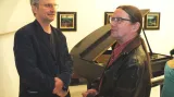 Z vernisáže v Galerii Otakara Kubína v Boskovicích