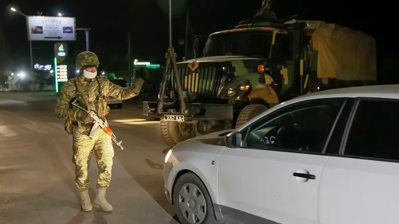 Armáda v kyrgyzském Biškeku