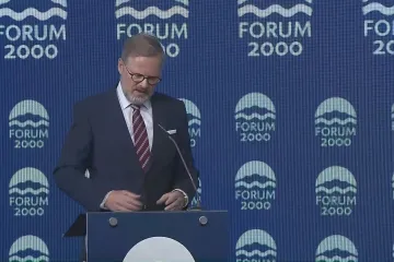 Premiér Fiala na Foru 2000 přirovnal ruskou invazi na Ukrajinu k útoku al-Káidy na USA