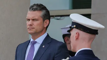 Americký ministr obrany Pete Hegseth