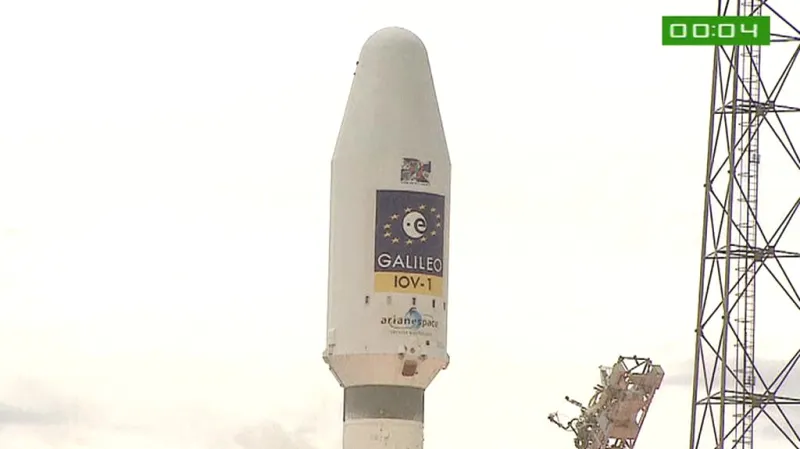 Start družice Galileo