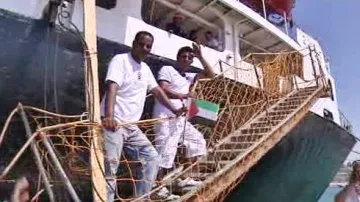 Libyjská loď s pomocí pro Gazu
