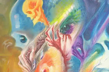 František Štorm vystavuje psychedelické disco