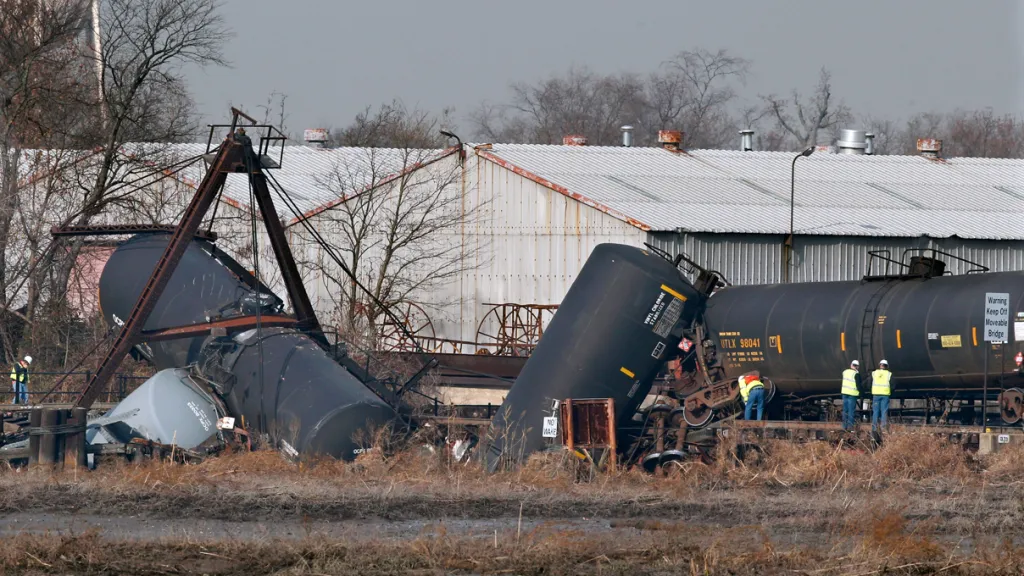 Havárie nákladního vlaku u Paulsboro