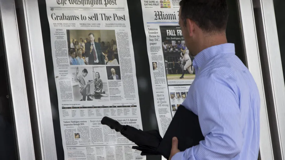 Oznámení prodeje Washington Post