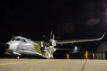 V Česku přistála druhá modernizovaná CASA. Pomáhat bude i při humanitárních misích