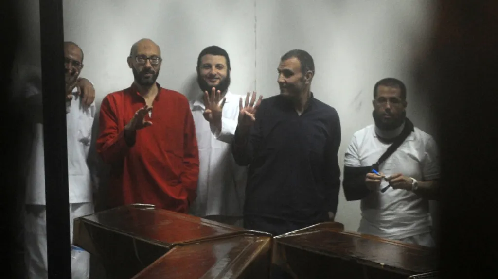 Proces s obžalovanými v Káhiře