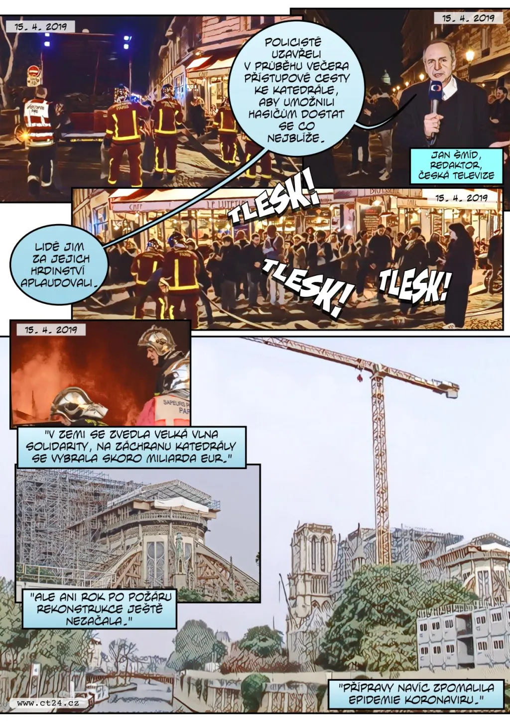 Rok od požáru Notre-Dame