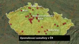 Mapa zpomalovacích semaforů v ČR
