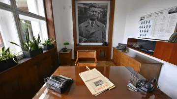 Pracovna Tomáše Bati po renovaci