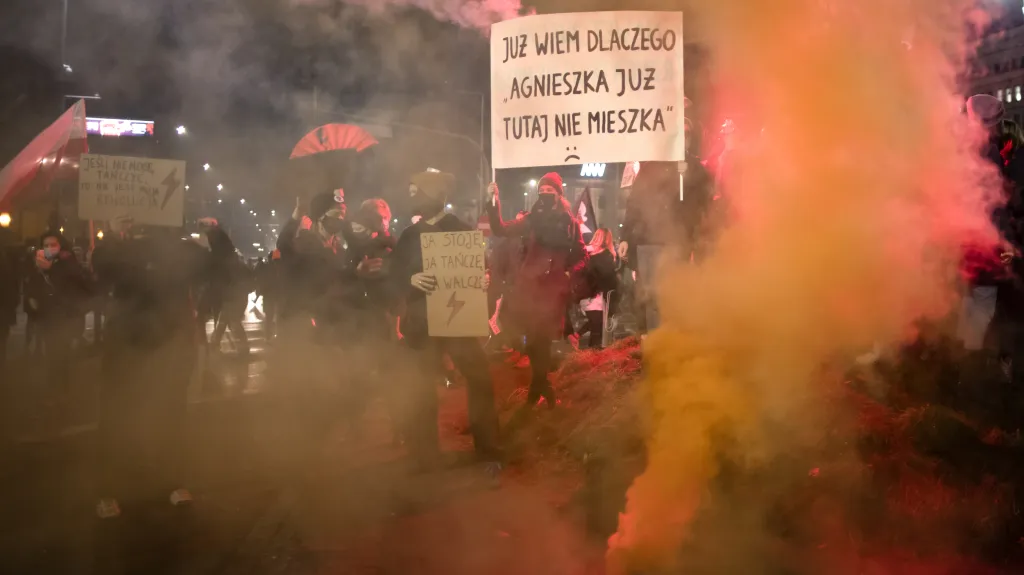 Policie použila proti demonstrantům slzný plyn