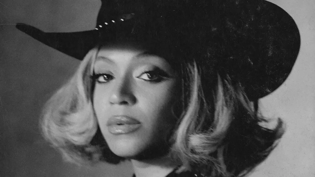 Beyoncé na propagační fotografii k písni 16 Carriages