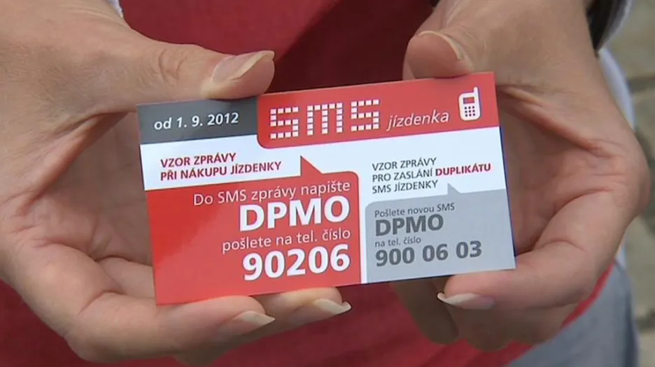 SMS jízdenka pro Olomouckou MHD